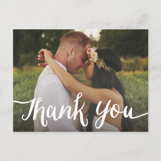 Superposition par lettres | Carte postale mariage  (Devant)