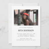 Superposition photo Faire-part de graduation moder (Dos)