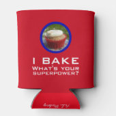 Superpower (Cupcake) Blikjeskoeler (Achterkant)