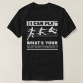 Superpower Jumping Triple Jumper Track And Field L T-shirt (Design voorkant)