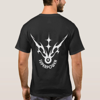 Superpower Stam Sigil Grafisch T-shirt - Vetgedruk