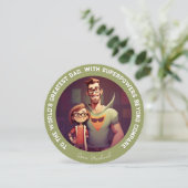 Superpower Superpower Superdad | Carte de vacances (Debout devant)