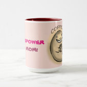 Superpuissance pour maman baleine Mug (Centre)