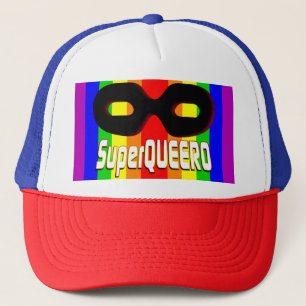 SuperQUEERO - Zwart masker Trucker Pet