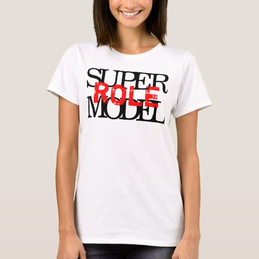 Superrolmodel T-shirt (Voorkant)