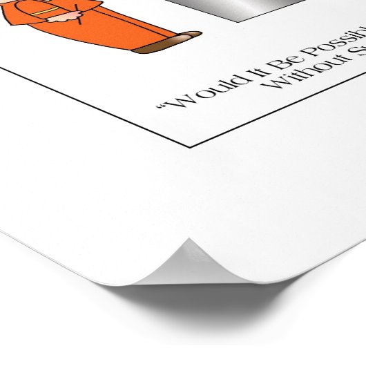 SUPERSIZE ME Poster par April McCallum (Coin)