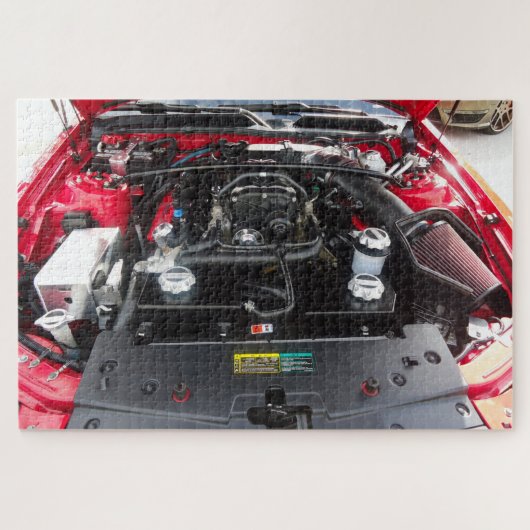 supersnelle automotor legpuzzel (Horizontaal)