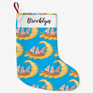 Supersnelle nachos-maïschips kleine kerstsok