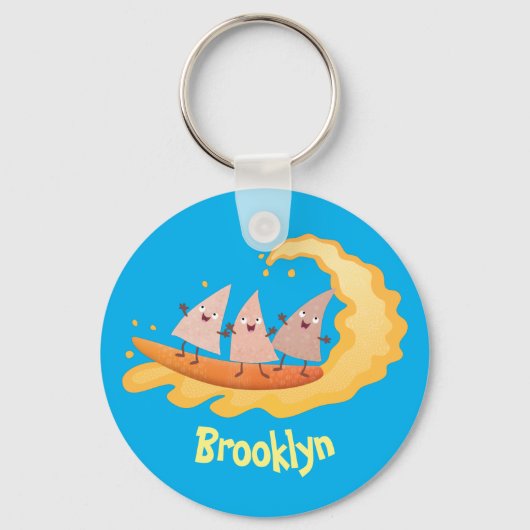 Supersnelle nachos-maïschips sleutelhanger (Voorkant)