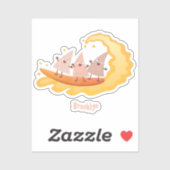 Supersnelle nachos-maïschips sticker (Vel)