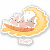 Supersnelle nachos-maïschips sticker (Voorkant)