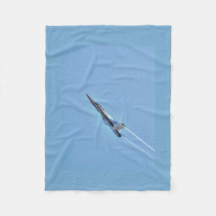 Supersonic Airforce Jet-Fighter Designer Gift Fleece Deken