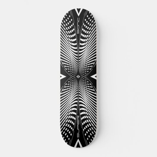 Supersonic Black Skateboard (Voorkant)
