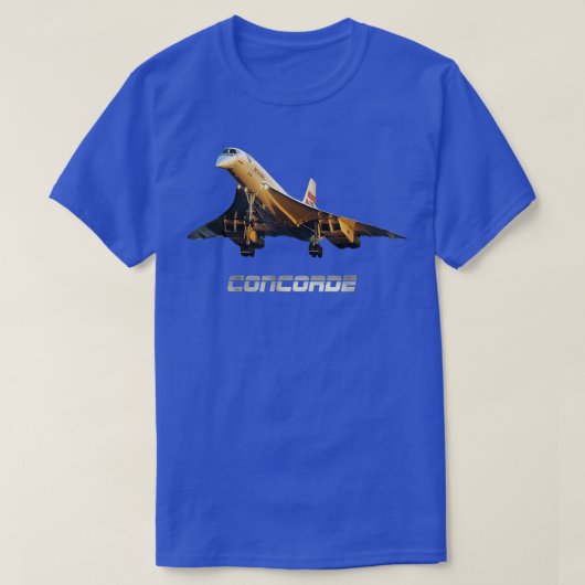 Supersonic Jet Concorde 216 T-shirt (Design voorkant)
