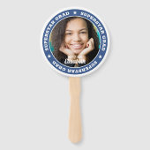 Superstar Afstudeerder Afstuderen Moderne Aangepas Handwaaier (Achterkant)