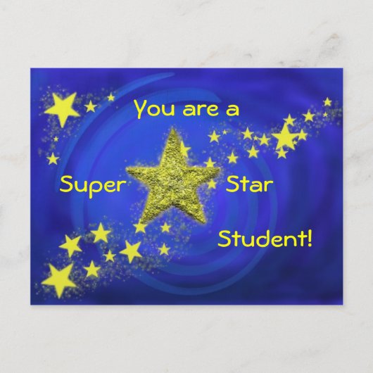 Superstar Briefkaart (Voorkant)