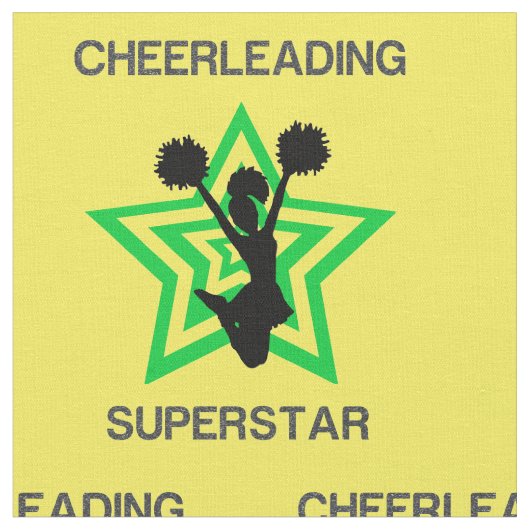 Superstar Cheerled Yellow / tissu vert (Fermer)