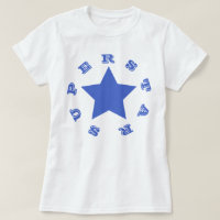 SUPERSTAR | Chemise T-Shirt de base de la Navy Blu