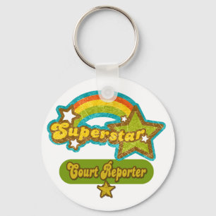 Superstar Court Reporter Sleutelhanger