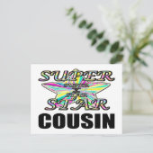 Superstar Cousin Briefkaart (Staand voorkant)
