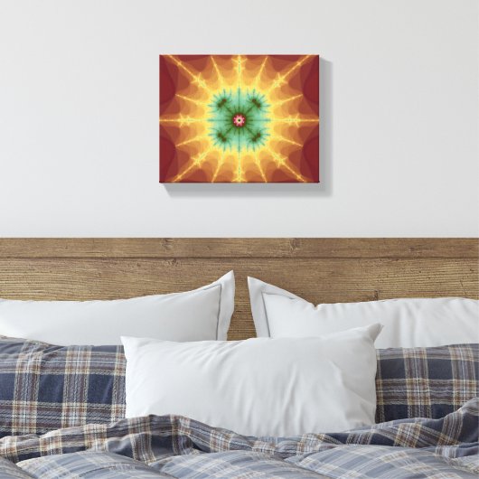 Superstar - Fractal Art Canvas Afdruk (Insitu (Slaapkamer))