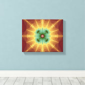 Superstar - Fractal Art Canvas Afdruk (Insitu (Houten vloer))