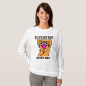 SUPERSTAR FUNNY GIBBY CAT 1980 VIBES T-Shirts (Devant entier)