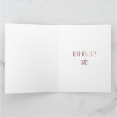 Superstar Girafe, Carte de la Fête des Pères Cool (Intérieur)