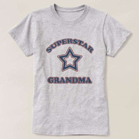 Superstar Grandma T-shirt (Design voorkant)