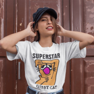 SUPERSTAR grappige Gibby Cat (Ginger) dames T-shir T-shirt