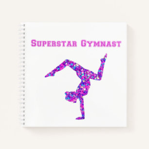 Superstar Gymnast Spiral Carnet