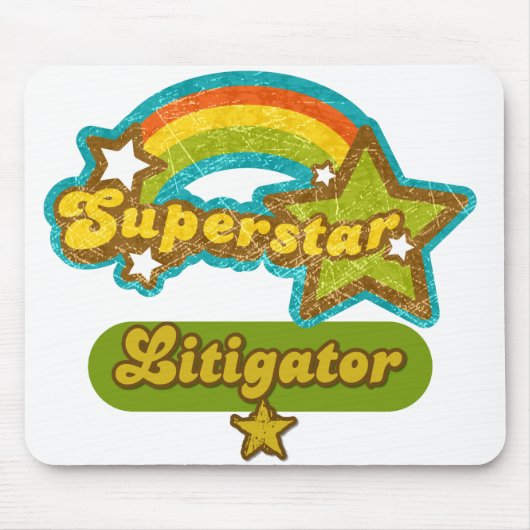 Superstar Litigator Muismat (Voorkant)