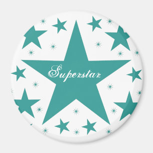 Superstar Magnet, Blauwgroen Magneet
