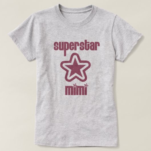 Superstar Mimi T-shirt (Design voorkant)