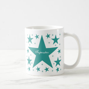 Superstar-Mok, Blauwgroen Koffiemok