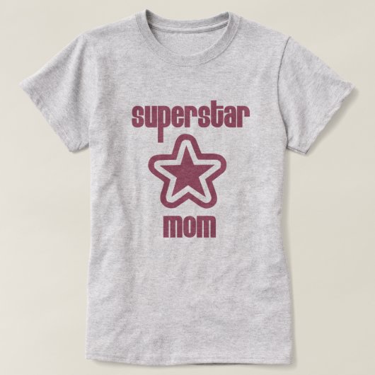 Superstar Mom Shirt (Design voorkant)