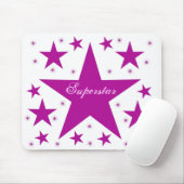 Superstar Mousepad, Paars Muismat (Met muis)