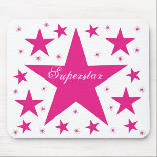 Superstar Mousepad, Roze Muismat