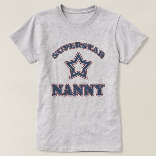 Superstar Nanny T-shirt (Design voorkant)