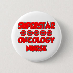 Superstar Oncology Nurse Ronde Button 5,7 Cm