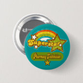Superstar Pharmaceuticals Ronde Button 5,7 Cm (Voorkant /achterkant)