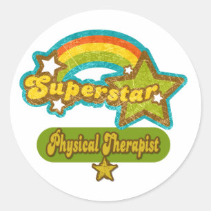 Superstar Physical Therapist Ronde Sticker