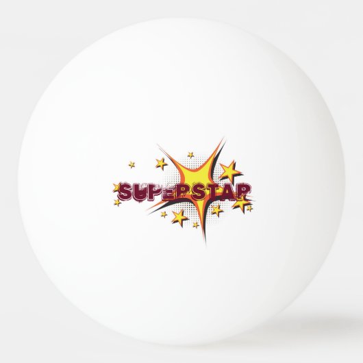 Superstar ping pongbal pingpongballen (Voorkant)