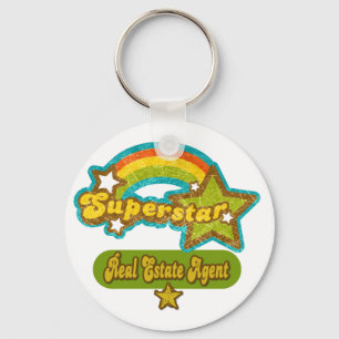 Superstar Real Estate Agent Sleutelhanger