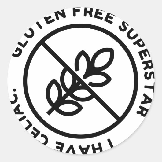 Superstar sans gluten - J'ai des Étiquettes BTS Ce (Devant)
