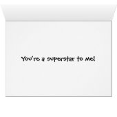 Superstar-teken Gold gekleurd (Binenzijde Horizontaal (Onderkant))