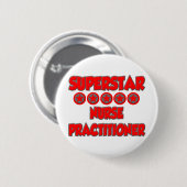 Superstar-verpleegkundige Ronde Button 5,7 Cm (Voorkant /achterkant)