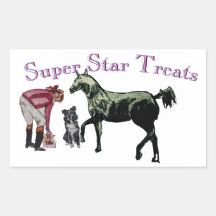 Superster behandelt Sticker