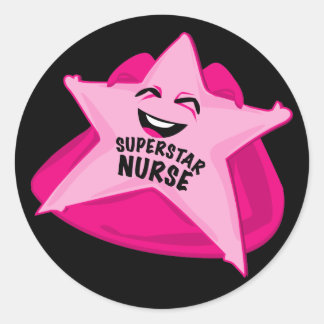superster verpleegster grappige sticker !