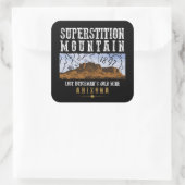 SUPERSTIESMOUNTAINEN ARIZONA SQUARE STICKER (Tas)
